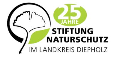 Logo Jubiläum der Stiftung Naturschutz